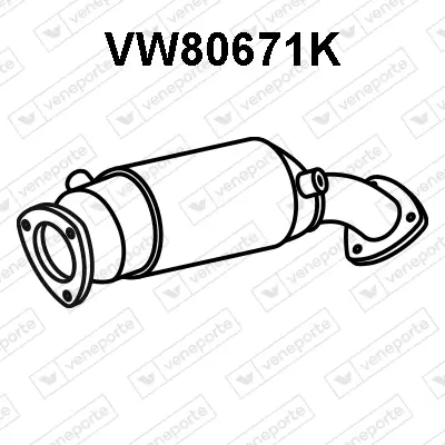 Katalysator VENEPORTE VW80671K Bild Katalysator VENEPORTE VW80671K