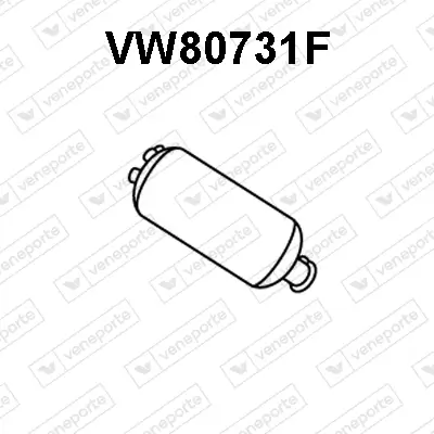 Ruß-/Partikelfilter, Abgasanlage VENEPORTE VW80731F