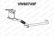 Ruß-/Partikelfilter, Abgasanlage VENEPORTE VW80749F