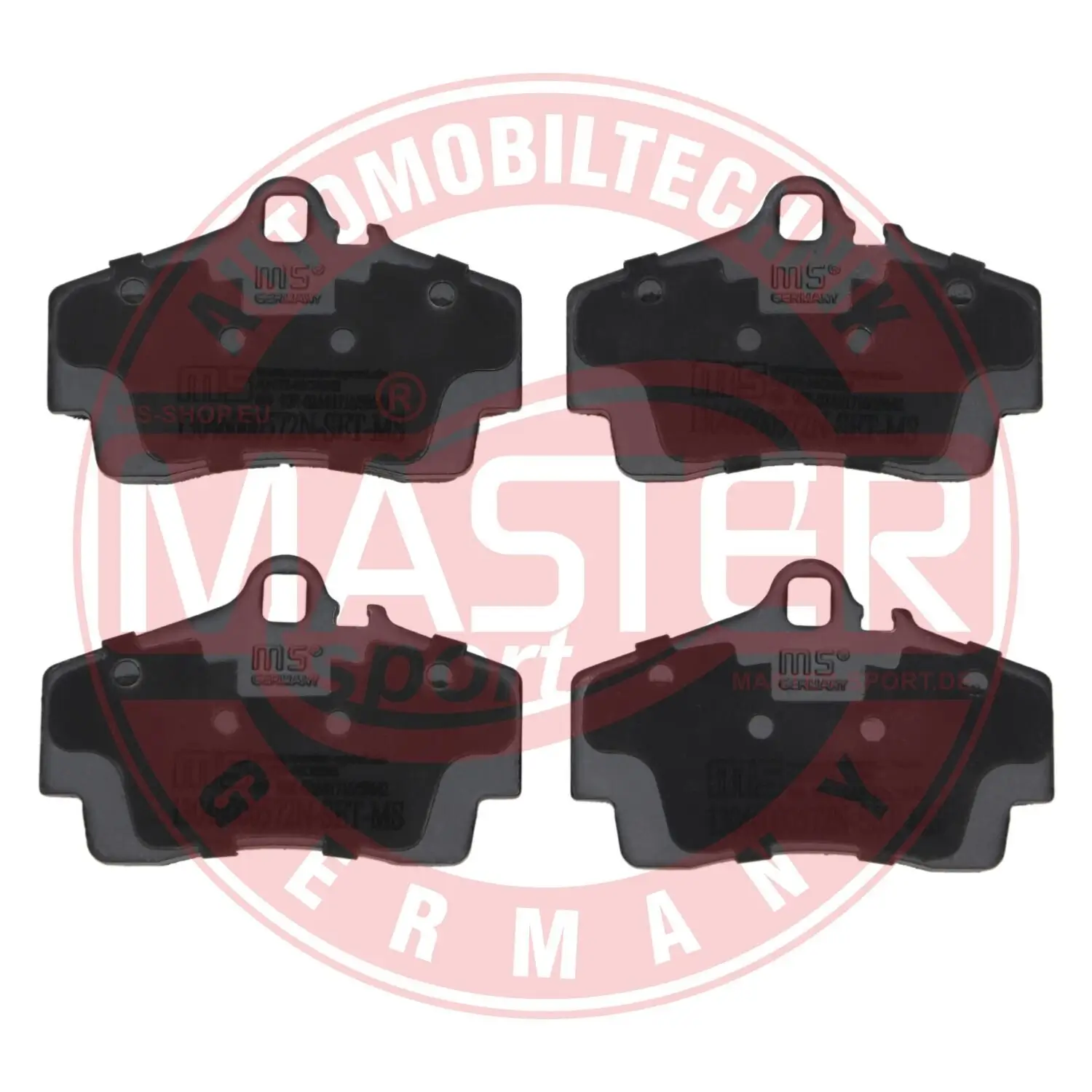 Bremsbelagsatz, Scheibenbremse Hinterachse MASTER-SPORT GERMANY 13046000572N-SET-MS