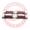 Bremsbelagsatz, Scheibenbremse Hinterachse MASTER-SPORT GERMANY 13046018762N-SET-MS