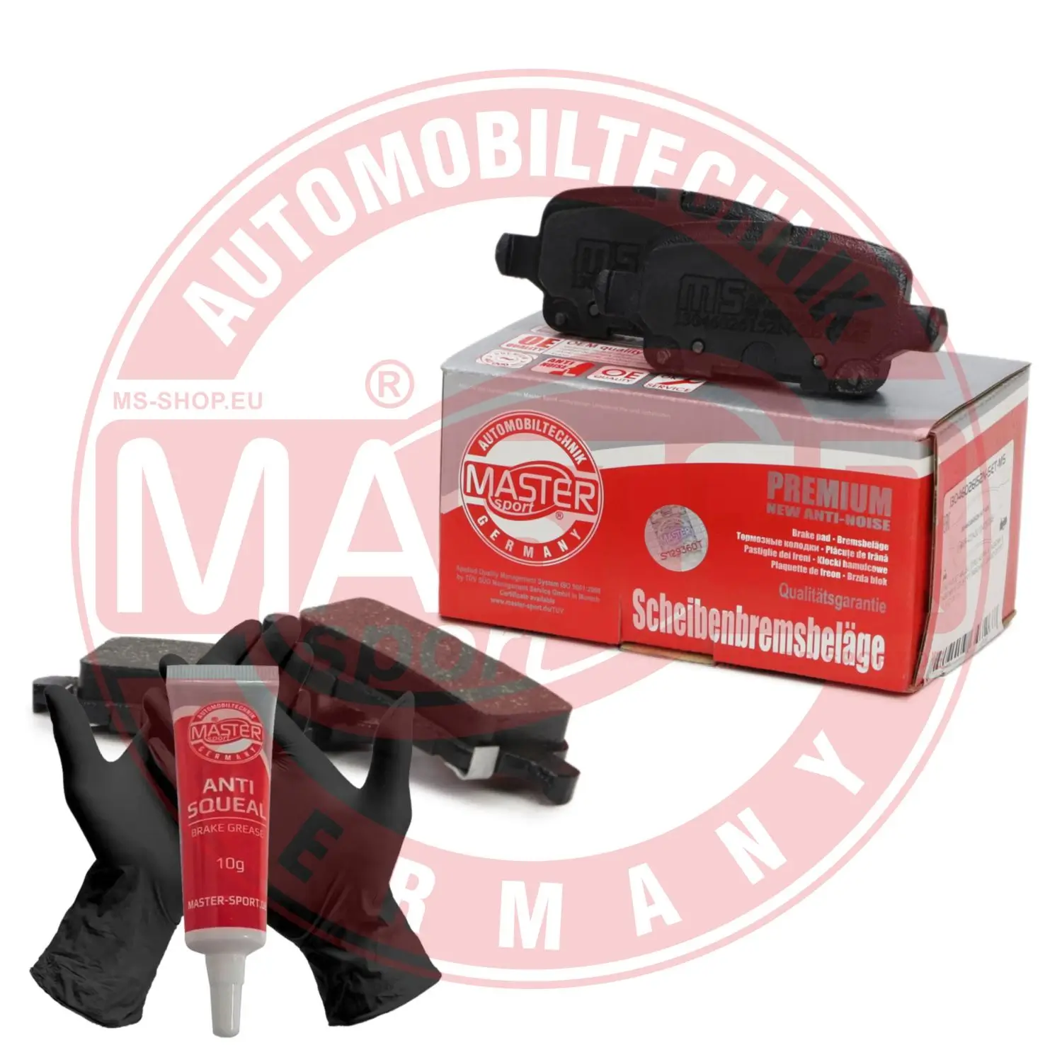 Bremsbelagsatz, Scheibenbremse Hinterachse MASTER-SPORT GERMANY 13046026152N-SET-MS