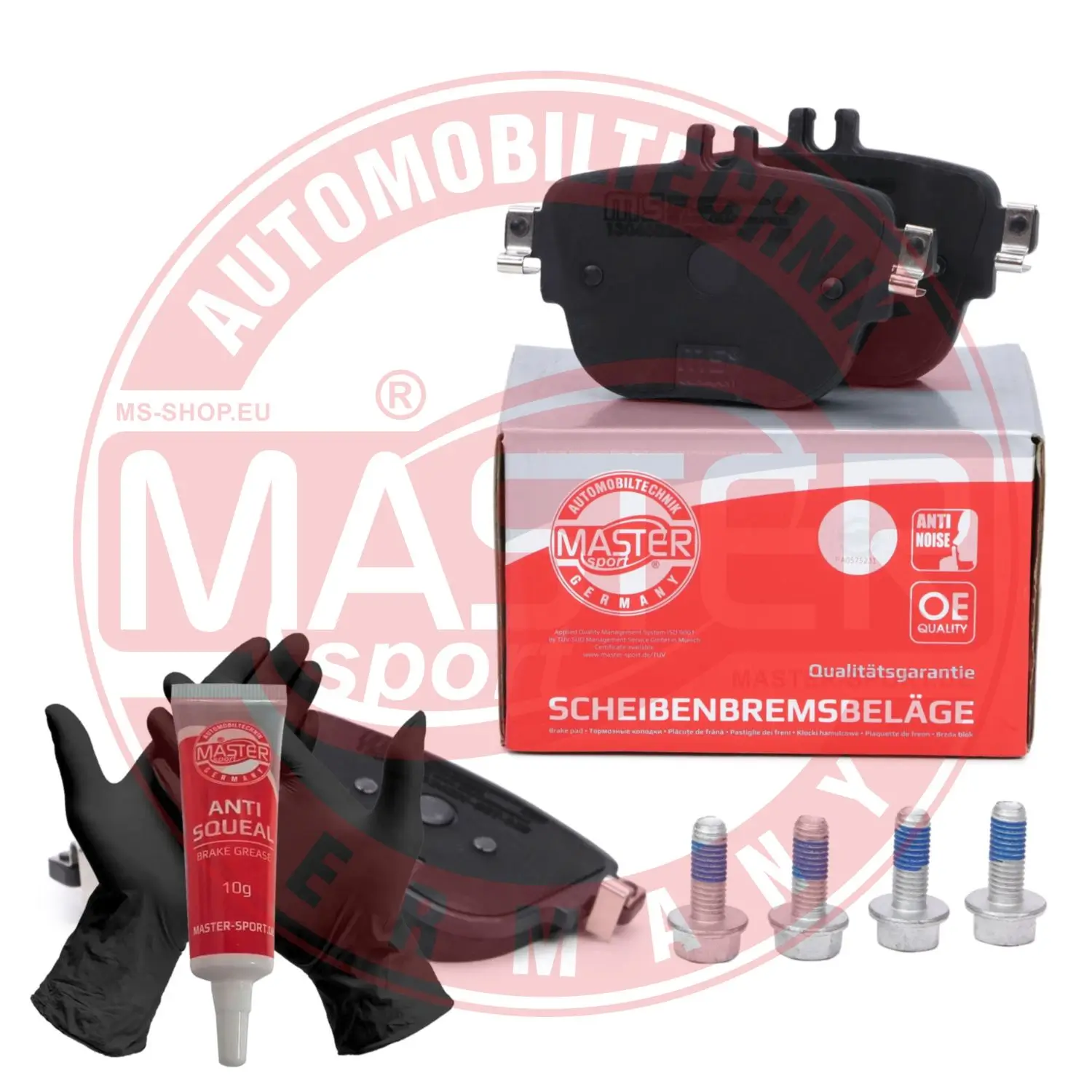 Bremsbelagsatz, Scheibenbremse Hinterachse MASTER-SPORT GERMANY 13046026262N-SET-MS