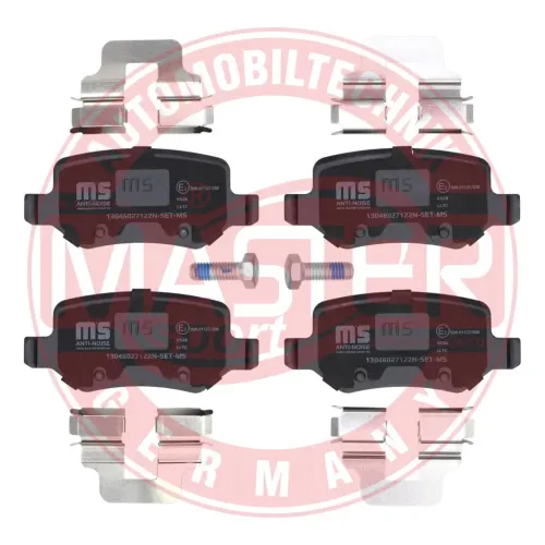 Bremsbelagsatz, Scheibenbremse Hinterachse MASTER-SPORT GERMANY 13046027122N-SET-MS Bild Bremsbelagsatz, Scheibenbremse Hinterachse MASTER-SPORT GERMANY 13046027122N-SET-MS