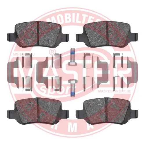 Bremsbelagsatz, Scheibenbremse Hinterachse MASTER-SPORT GERMANY 13046027122N-SET-MS Bild Bremsbelagsatz, Scheibenbremse Hinterachse MASTER-SPORT GERMANY 13046027122N-SET-MS