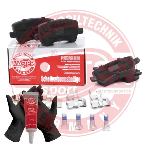 Bremsbelagsatz, Scheibenbremse Hinterachse MASTER-SPORT GERMANY 13046027222N-SET-MS Bild Bremsbelagsatz, Scheibenbremse Hinterachse MASTER-SPORT GERMANY 13046027222N-SET-MS