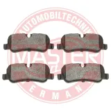 Bremsbelagsatz, Scheibenbremse Hinterachse MASTER-SPORT GERMANY 13046027312N-SET-MS
