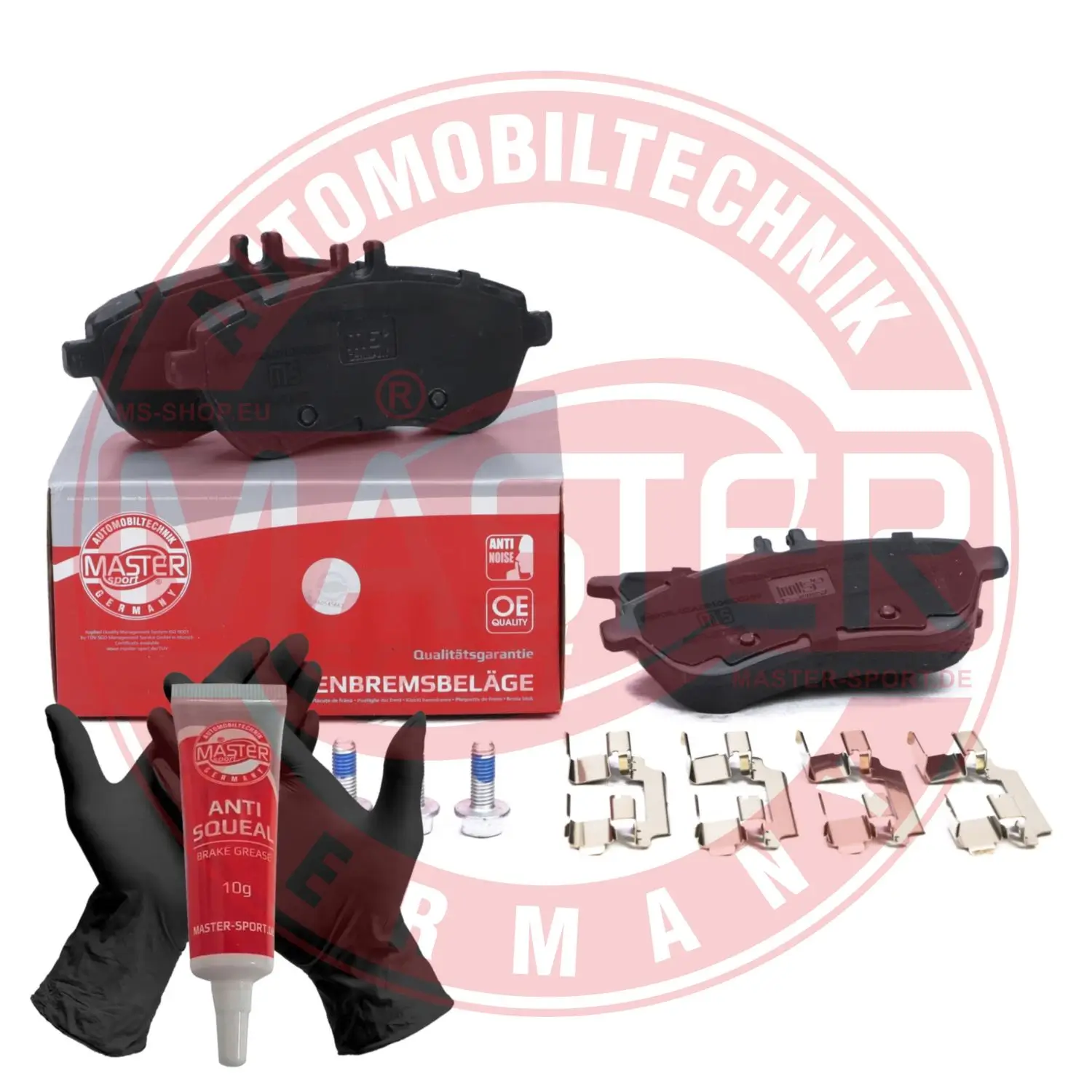 Bremsbelagsatz, Scheibenbremse Vorderachse MASTER-SPORT GERMANY 13046027322N-SET-MS