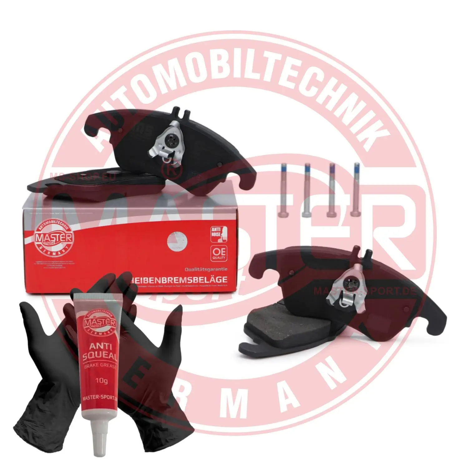 Bremsbelagsatz, Scheibenbremse Vorderachse MASTER-SPORT GERMANY 13046027342N-SET-MS