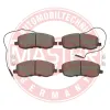 Bremsbelagsatz, Scheibenbremse Vorderachse MASTER-SPORT GERMANY 13046027522N-SET-MS