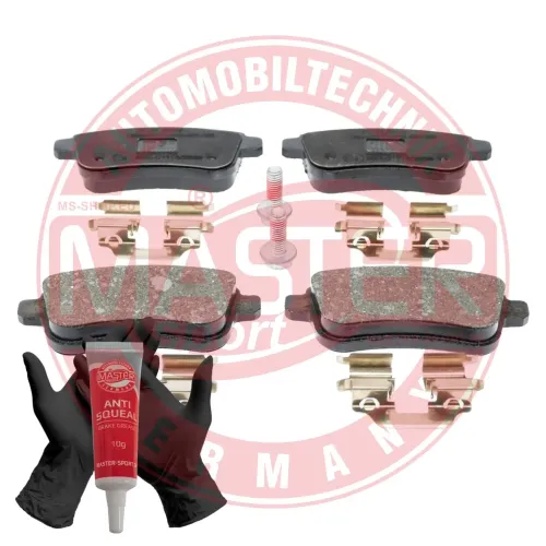 Bremsbelagsatz, Scheibenbremse Hinterachse MASTER-SPORT GERMANY 13046027562N-SET-MS Bild Bremsbelagsatz, Scheibenbremse Hinterachse MASTER-SPORT GERMANY 13046027562N-SET-MS