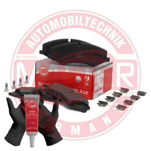 Bremsbelagsatz, Scheibenbremse Vorderachse MASTER-SPORT GERMANY 13046027622N-SET-MS Bild Bremsbelagsatz, Scheibenbremse Vorderachse MASTER-SPORT GERMANY 13046027622N-SET-MS