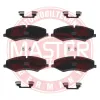 Bremsbelagsatz, Scheibenbremse Vorderachse MASTER-SPORT GERMANY 13046027622N-SET-MS Bild Bremsbelagsatz, Scheibenbremse Vorderachse MASTER-SPORT GERMANY 13046027622N-SET-MS