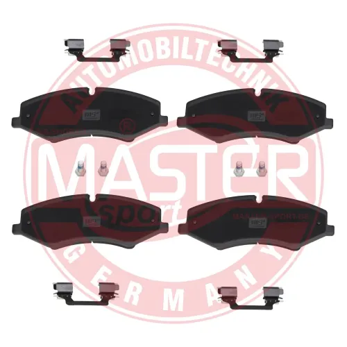 Bremsbelagsatz, Scheibenbremse Vorderachse MASTER-SPORT GERMANY 13046027622N-SET-MS Bild Bremsbelagsatz, Scheibenbremse Vorderachse MASTER-SPORT GERMANY 13046027622N-SET-MS