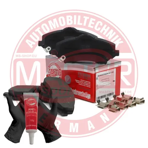 Bremsbelagsatz, Scheibenbremse Vorderachse MASTER-SPORT GERMANY 13046027662N-SET-MS Bild Bremsbelagsatz, Scheibenbremse Vorderachse MASTER-SPORT GERMANY 13046027662N-SET-MS