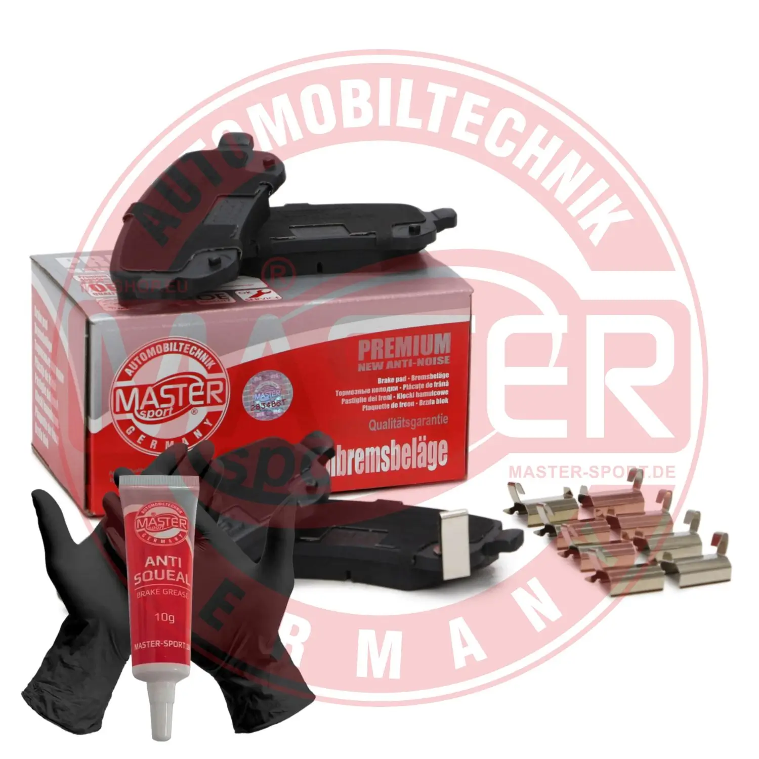 Bremsbelagsatz, Scheibenbremse Hinterachse MASTER-SPORT GERMANY 13046027712N-SET-MS