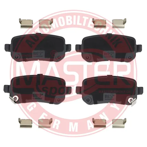 Bremsbelagsatz, Scheibenbremse Hinterachse MASTER-SPORT GERMANY 13046027712N-SET-MS Bild Bremsbelagsatz, Scheibenbremse Hinterachse MASTER-SPORT GERMANY 13046027712N-SET-MS