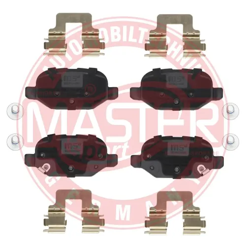 Bremsbelagsatz, Scheibenbremse Hinterachse MASTER-SPORT GERMANY 13046027832N-SET-MS Bild Bremsbelagsatz, Scheibenbremse Hinterachse MASTER-SPORT GERMANY 13046027832N-SET-MS