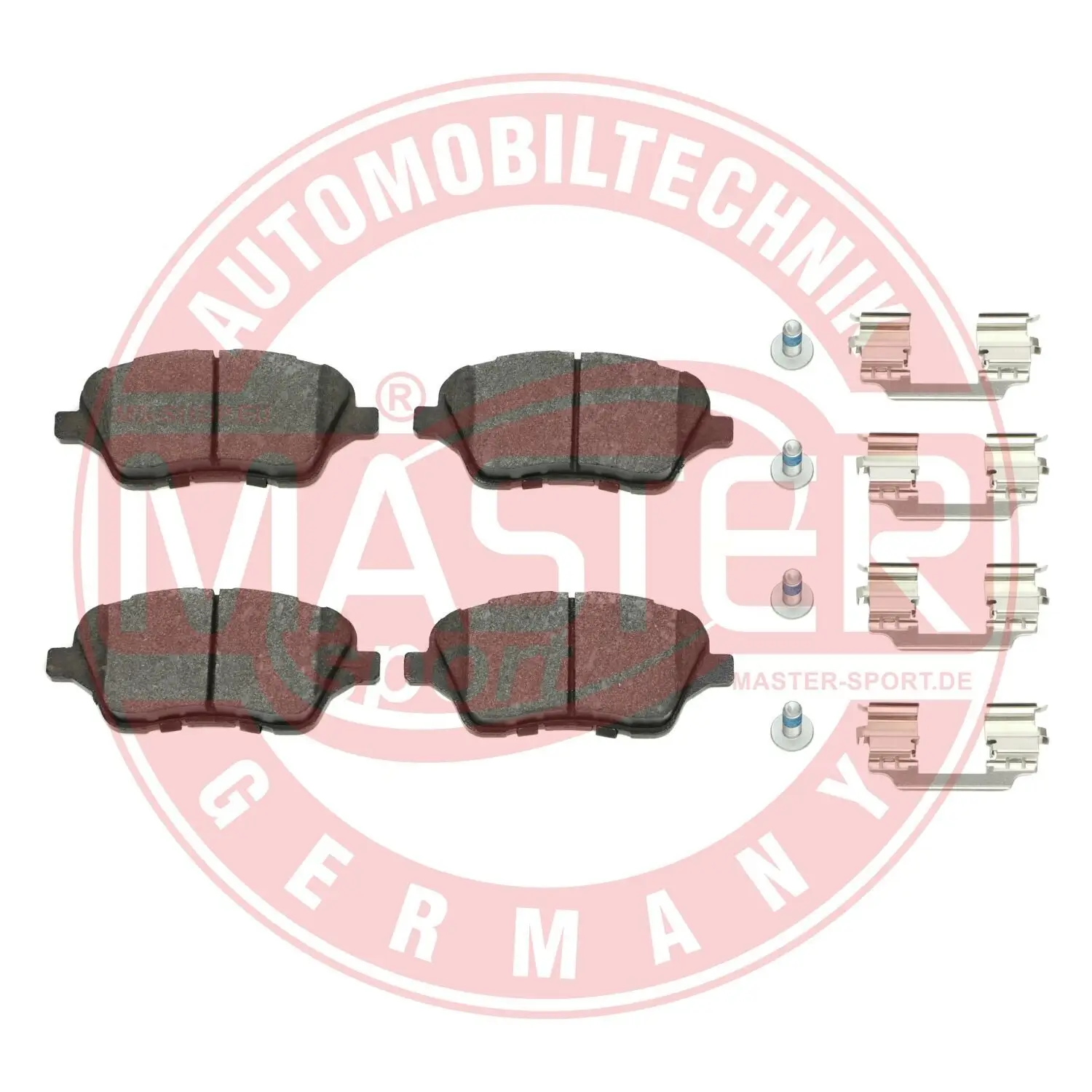 Bremsbelagsatz, Scheibenbremse Vorderachse MASTER-SPORT GERMANY 13046027842N-SET-MS