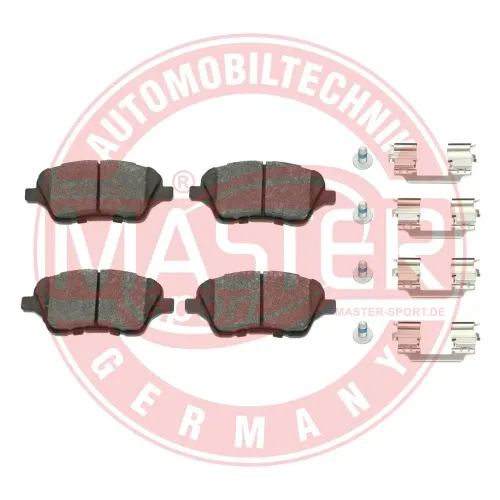Bremsbelagsatz, Scheibenbremse Vorderachse MASTER-SPORT GERMANY 13046027842N-SET-MS Bild Bremsbelagsatz, Scheibenbremse Vorderachse MASTER-SPORT GERMANY 13046027842N-SET-MS