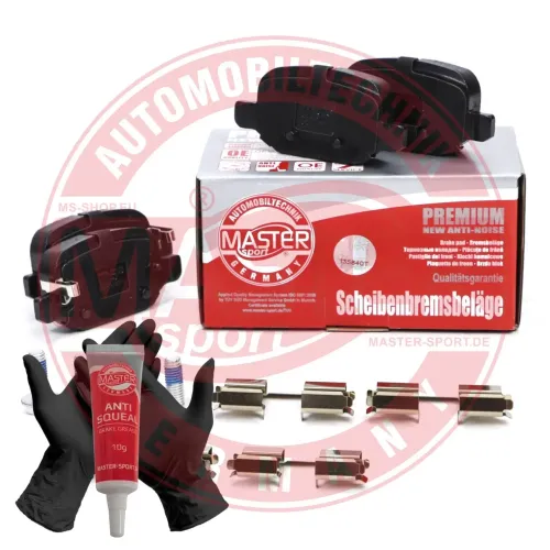 Bremsbelagsatz, Scheibenbremse Hinterachse MASTER-SPORT GERMANY 13046027892N-SET-MS Bild Bremsbelagsatz, Scheibenbremse Hinterachse MASTER-SPORT GERMANY 13046027892N-SET-MS