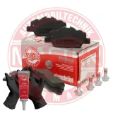 Bremsbelagsatz, Scheibenbremse Hinterachse MASTER-SPORT GERMANY 13046027972N-SET-MS