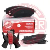 Bremsbelagsatz, Scheibenbremse Vorderachse MASTER-SPORT GERMANY 13046027982N-SET-MS