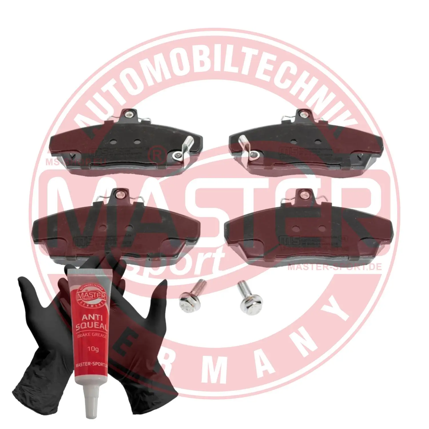 Bremsbelagsatz, Scheibenbremse Vorderachse MASTER-SPORT GERMANY 13046028032N-SET-MS