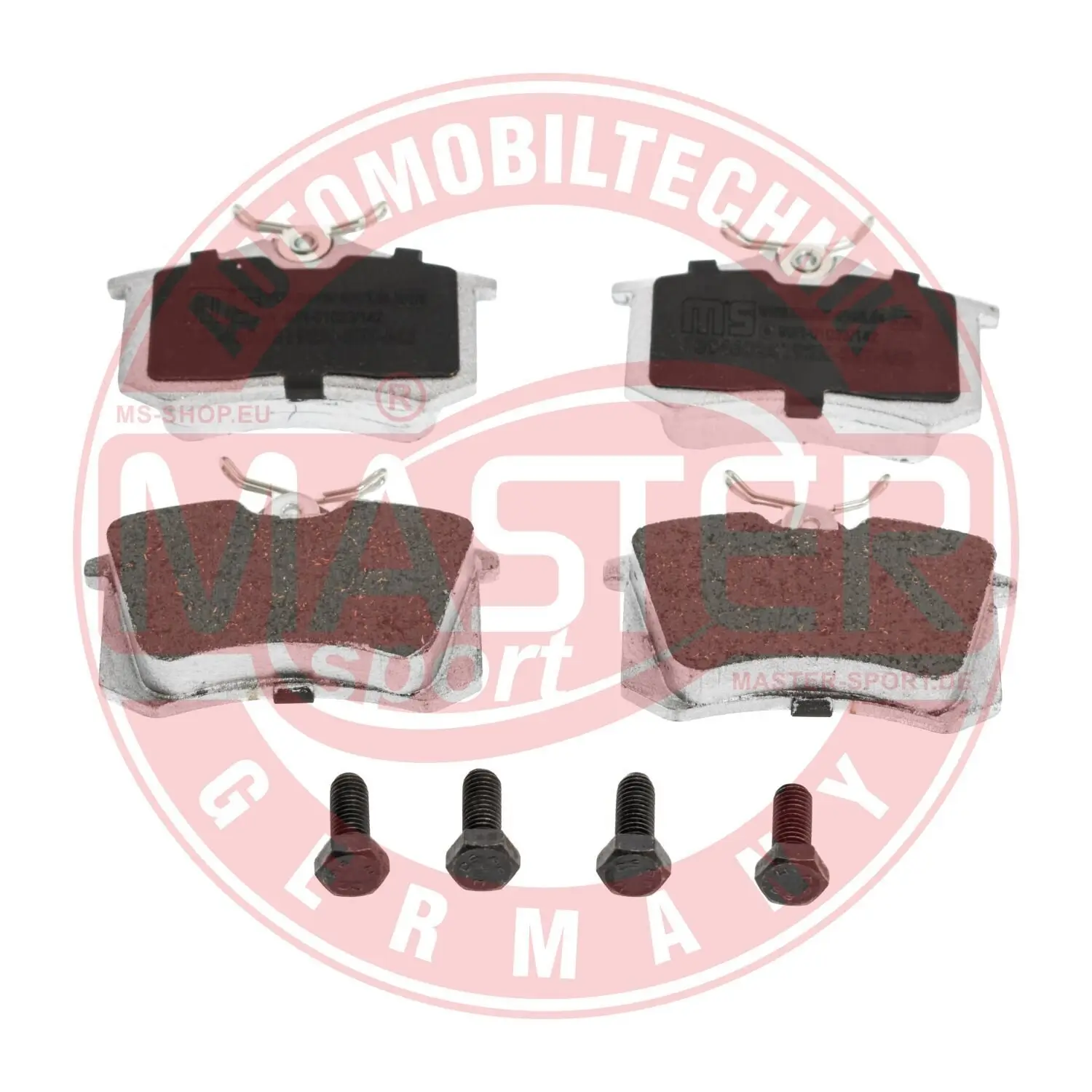 Bremsbelagsatz, Scheibenbremse Hinterachse MASTER-SPORT GERMANY 13046028192K-SET-MS