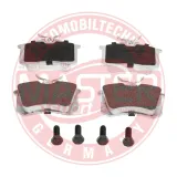 Bremsbelagsatz, Scheibenbremse Hinterachse MASTER-SPORT GERMANY 13046028192K-SET-MS