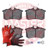 Bremsbelagsatz, Scheibenbremse Hinterachse MASTER-SPORT GERMANY 13046028202N-SET-MSP