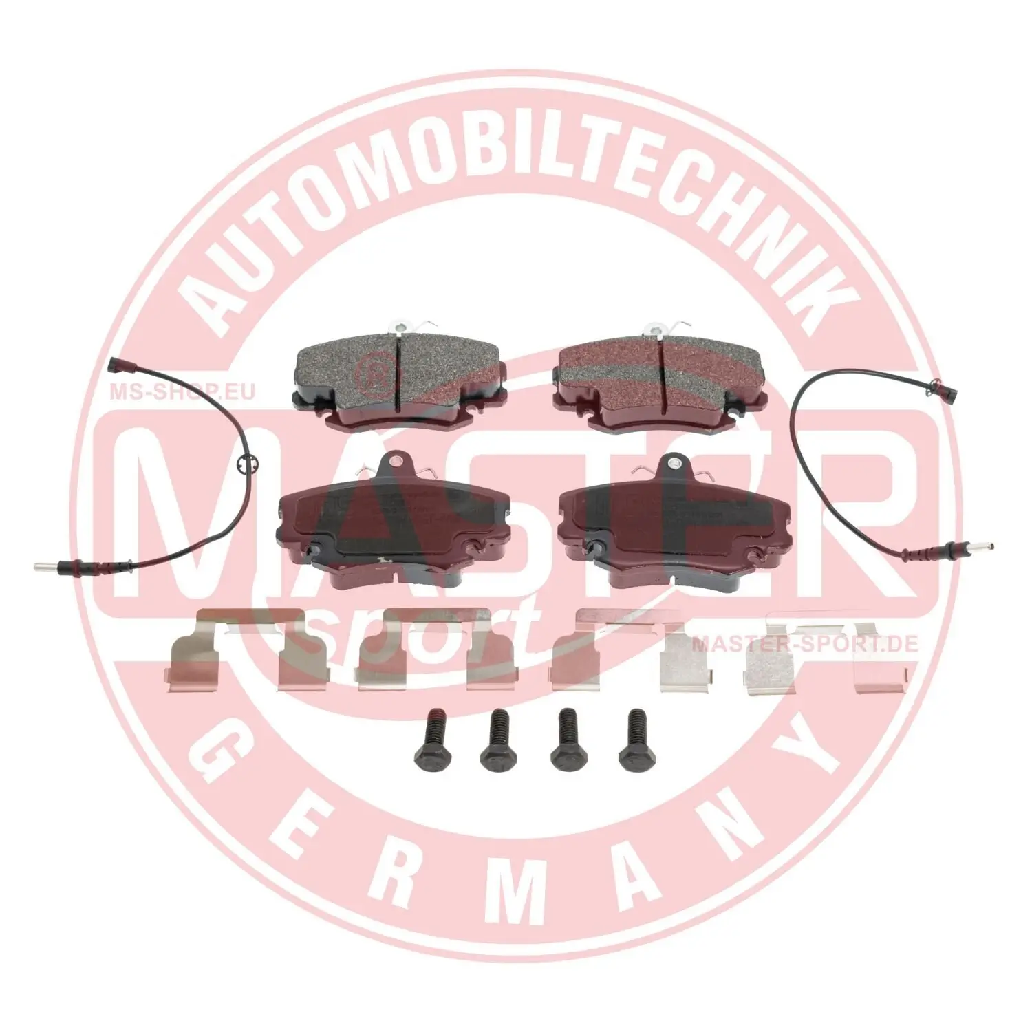 Bremsbelagsatz, Scheibenbremse Vorderachse MASTER-SPORT GERMANY 13046028342N-SET-MS