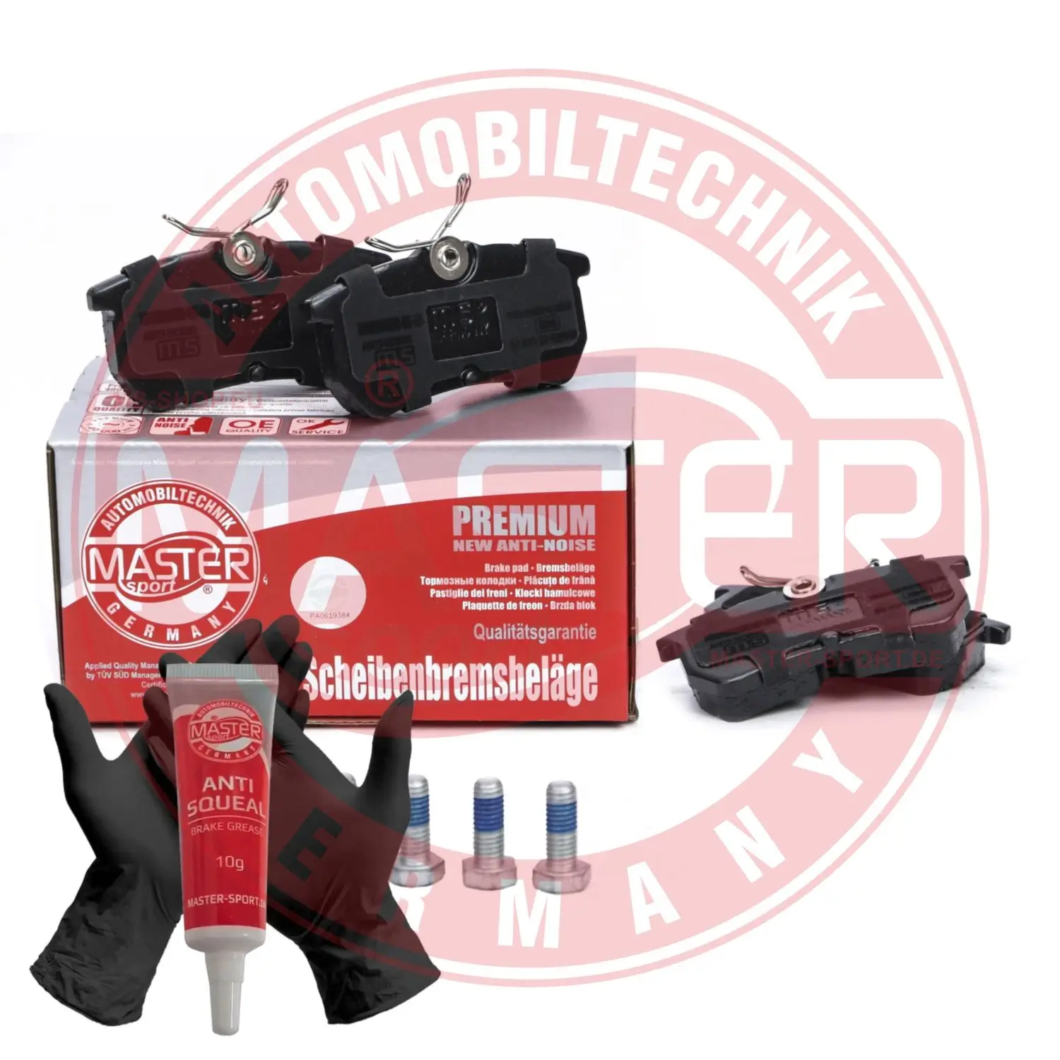 Bremsbelagsatz, Scheibenbremse Hinterachse MASTER-SPORT GERMANY 13046028352N-SET-MS