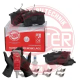 Bremsbelagsatz, Scheibenbremse Hinterachse MASTER-SPORT GERMANY 13046028452N-SET-MS