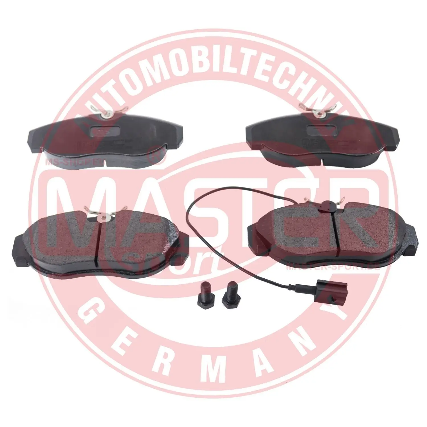 Bremsbelagsatz, Scheibenbremse Vorderachse MASTER-SPORT GERMANY 13046028502N-SET-MS