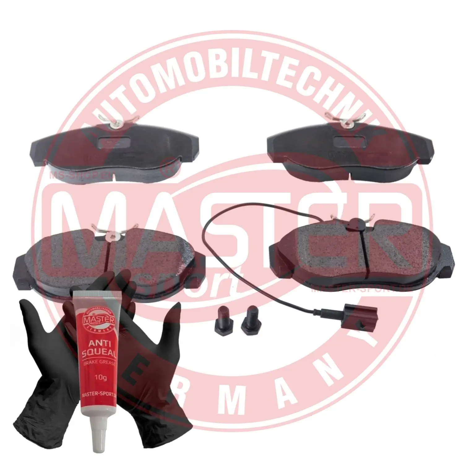 Bremsbelagsatz, Scheibenbremse Vorderachse MASTER-SPORT GERMANY 13046028502N-SET-MS