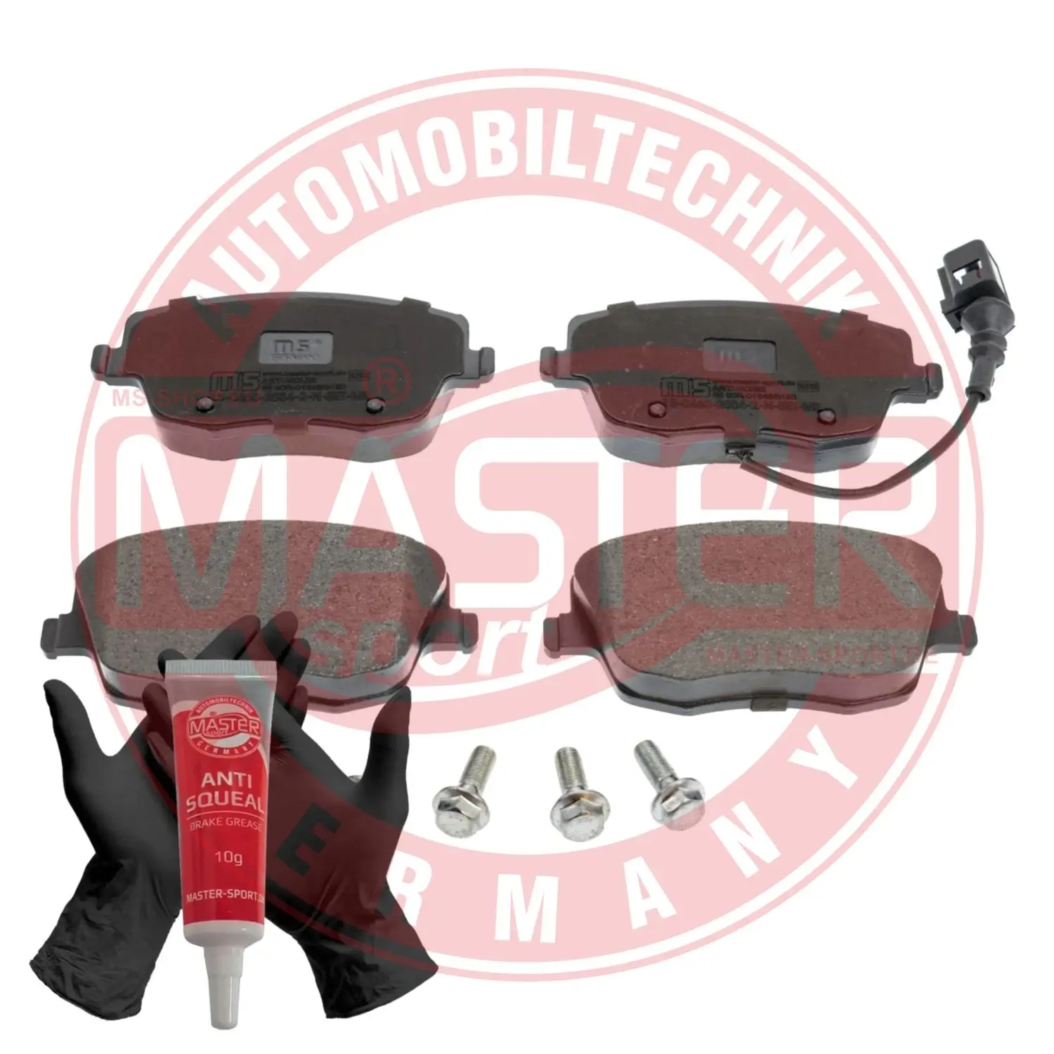 Bremsbelagsatz, Scheibenbremse Vorderachse MASTER-SPORT GERMANY 13046028842N-SET-MS