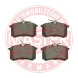 Bremsbelagsatz, Scheibenbremse Hinterachse MASTER-SPORT GERMANY 13046029372T-SET-MS