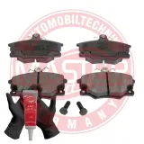 Bremsbelagsatz, Scheibenbremse Vorderachse MASTER-SPORT GERMANY 13046029492N-SET-MS
