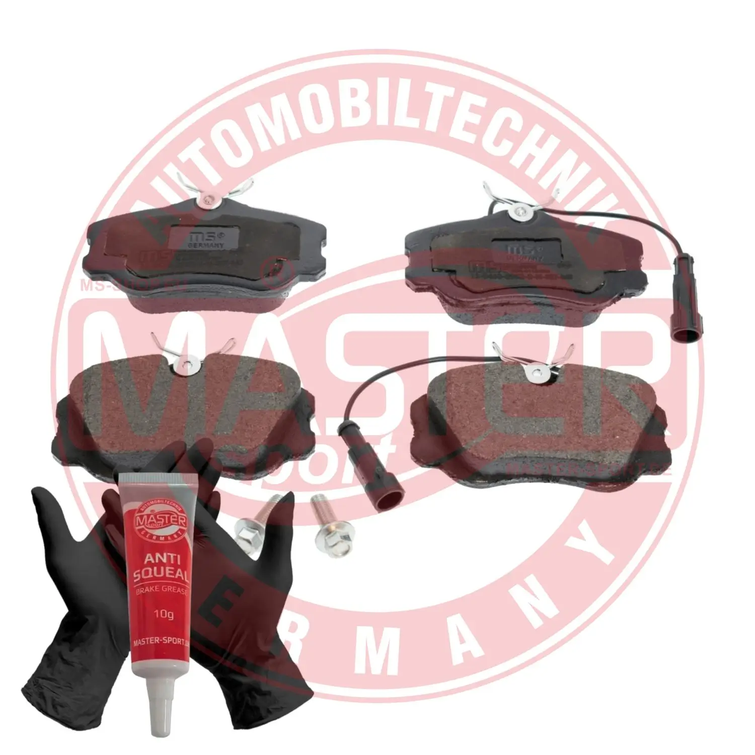 Bremsbelagsatz, Scheibenbremse Vorderachse MASTER-SPORT GERMANY 13046029522N-SET-MS