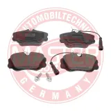 Bremsbelagsatz, Scheibenbremse Vorderachse MASTER-SPORT GERMANY 13046029522N-SET-MS
