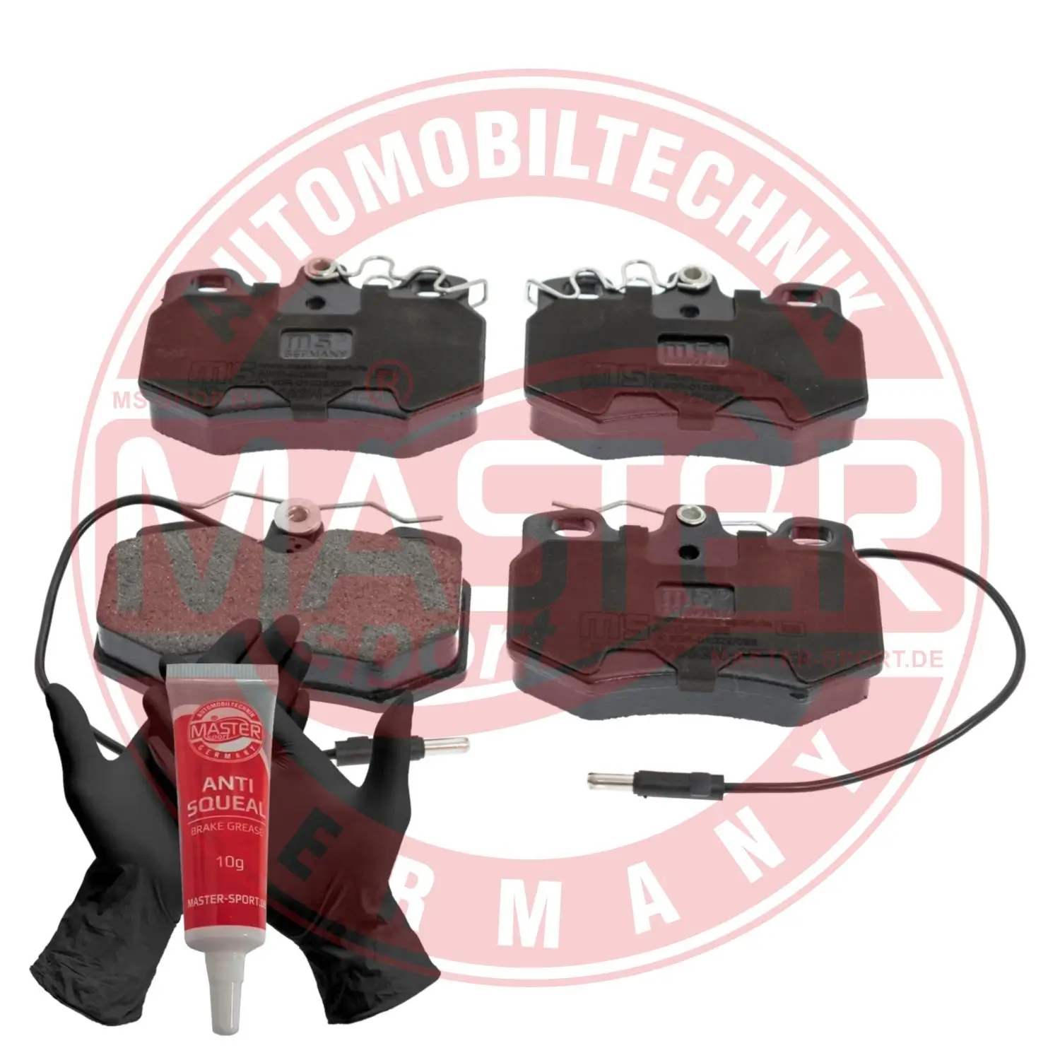 Bremsbelagsatz, Scheibenbremse Vorderachse MASTER-SPORT GERMANY 13046029562N-SET-MS