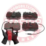Bremsbelagsatz, Scheibenbremse Vorderachse MASTER-SPORT GERMANY 13046029562N-SET-MS