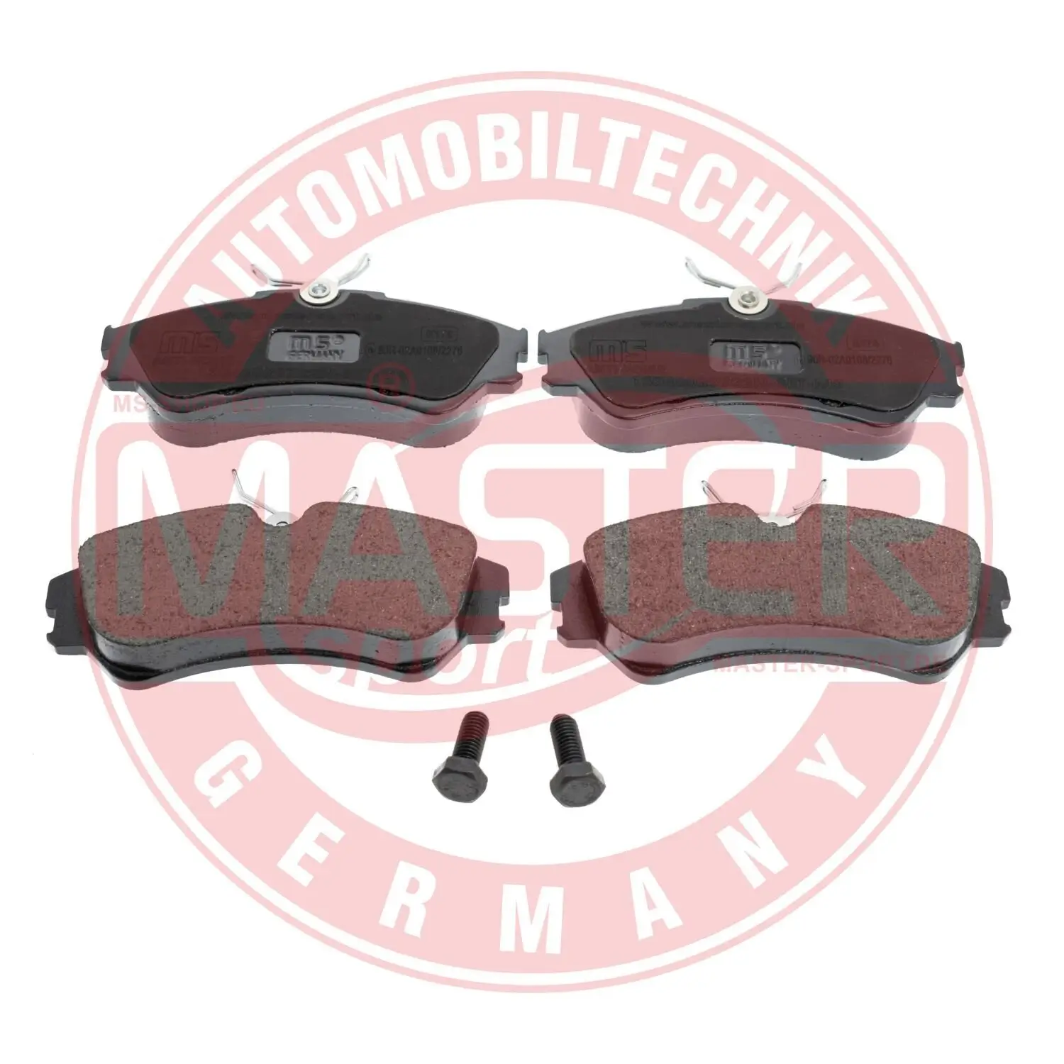 Bremsbelagsatz, Scheibenbremse Vorderachse MASTER-SPORT GERMANY 13046029722N-SET-MS
