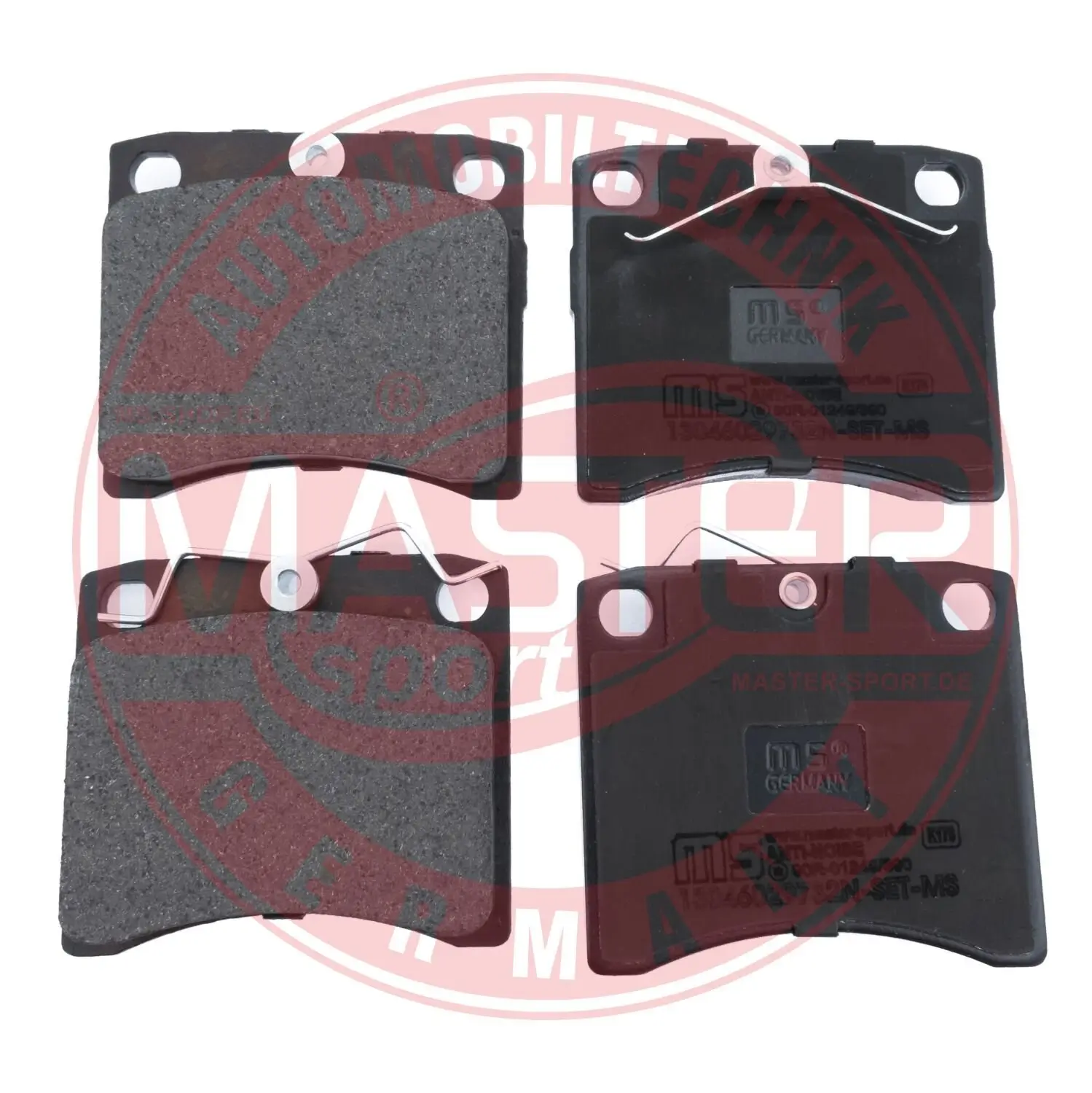 Bremsbelagsatz, Scheibenbremse Vorderachse MASTER-SPORT GERMANY 13046029732N-SET-MS