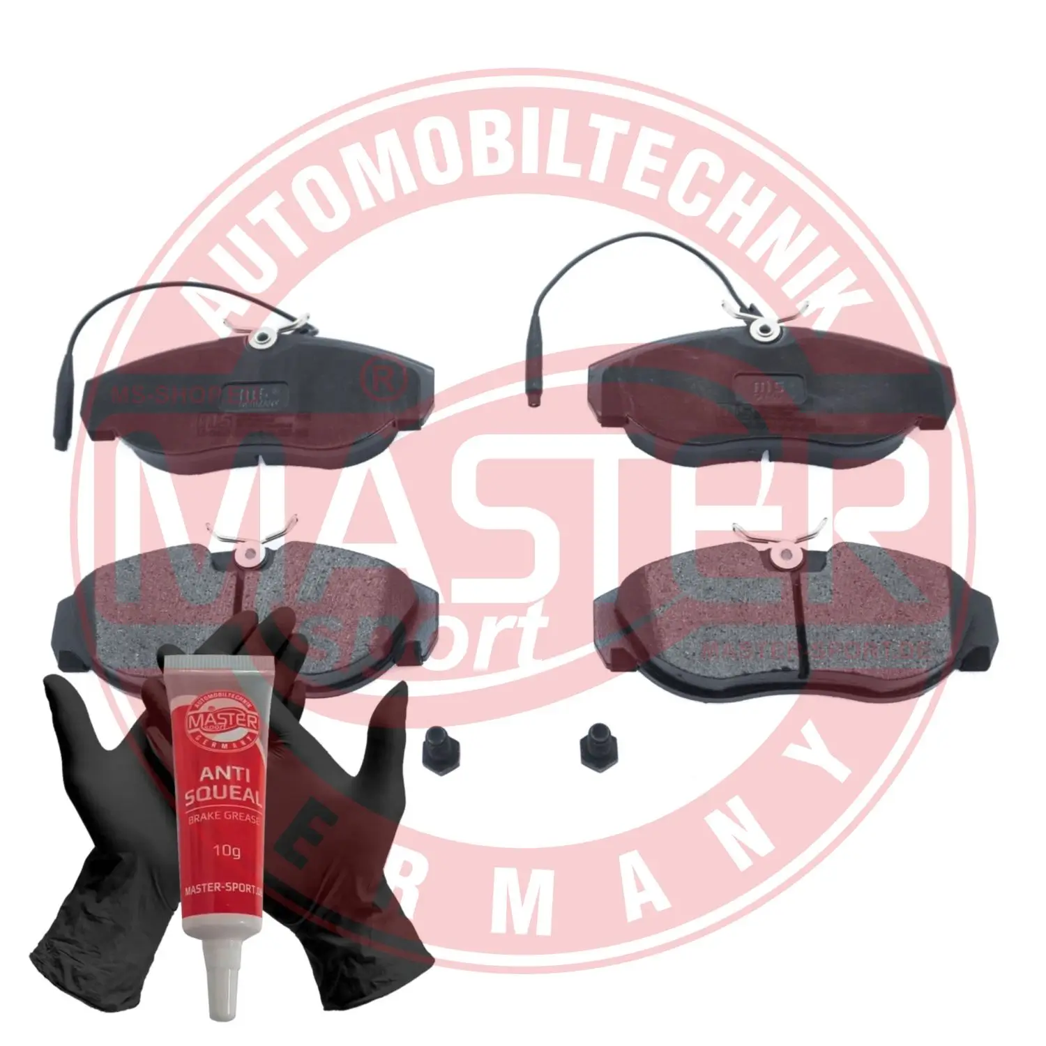Bremsbelagsatz, Scheibenbremse Vorderachse MASTER-SPORT GERMANY 13046029762N-SET-MS