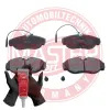 Bremsbelagsatz, Scheibenbremse Vorderachse MASTER-SPORT GERMANY 13046029762N-SET-MS