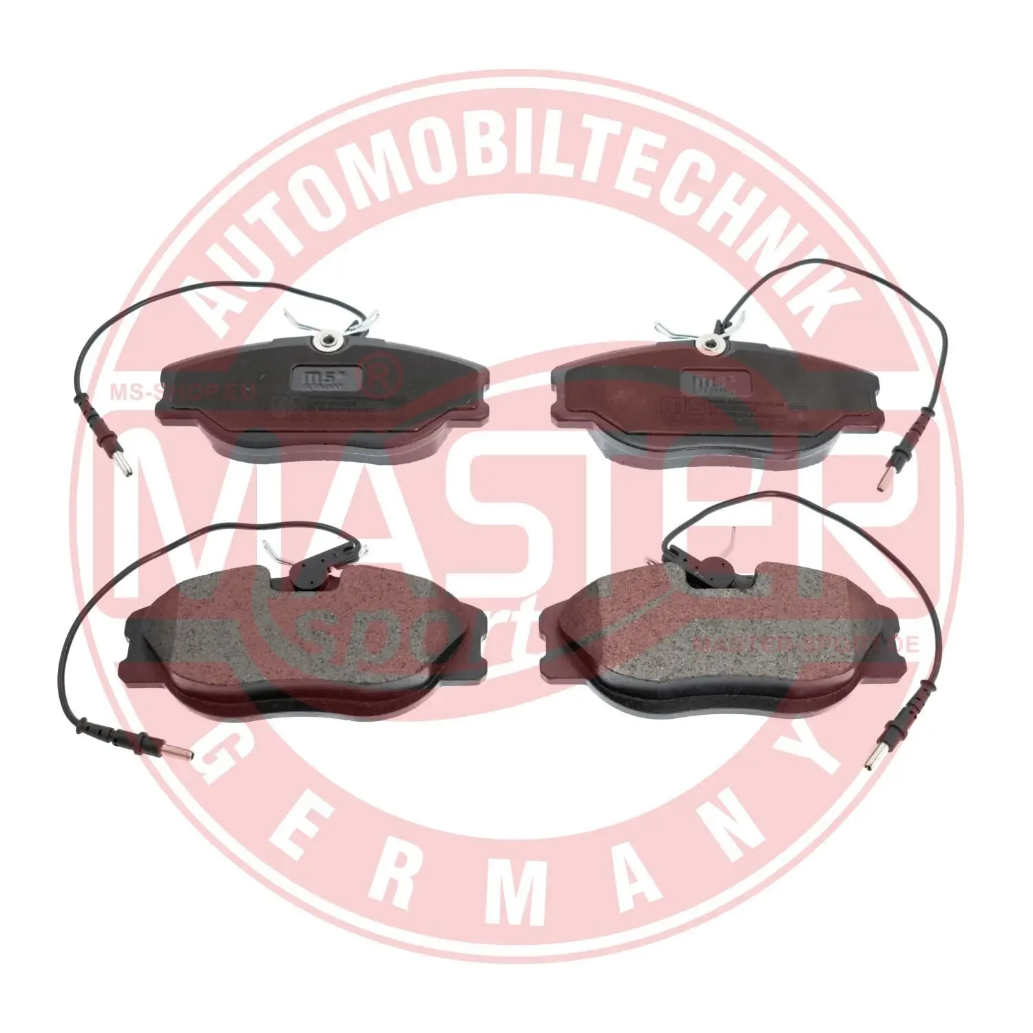 Bremsbelagsatz, Scheibenbremse Vorderachse MASTER-SPORT GERMANY 13046029782N-SET-MS