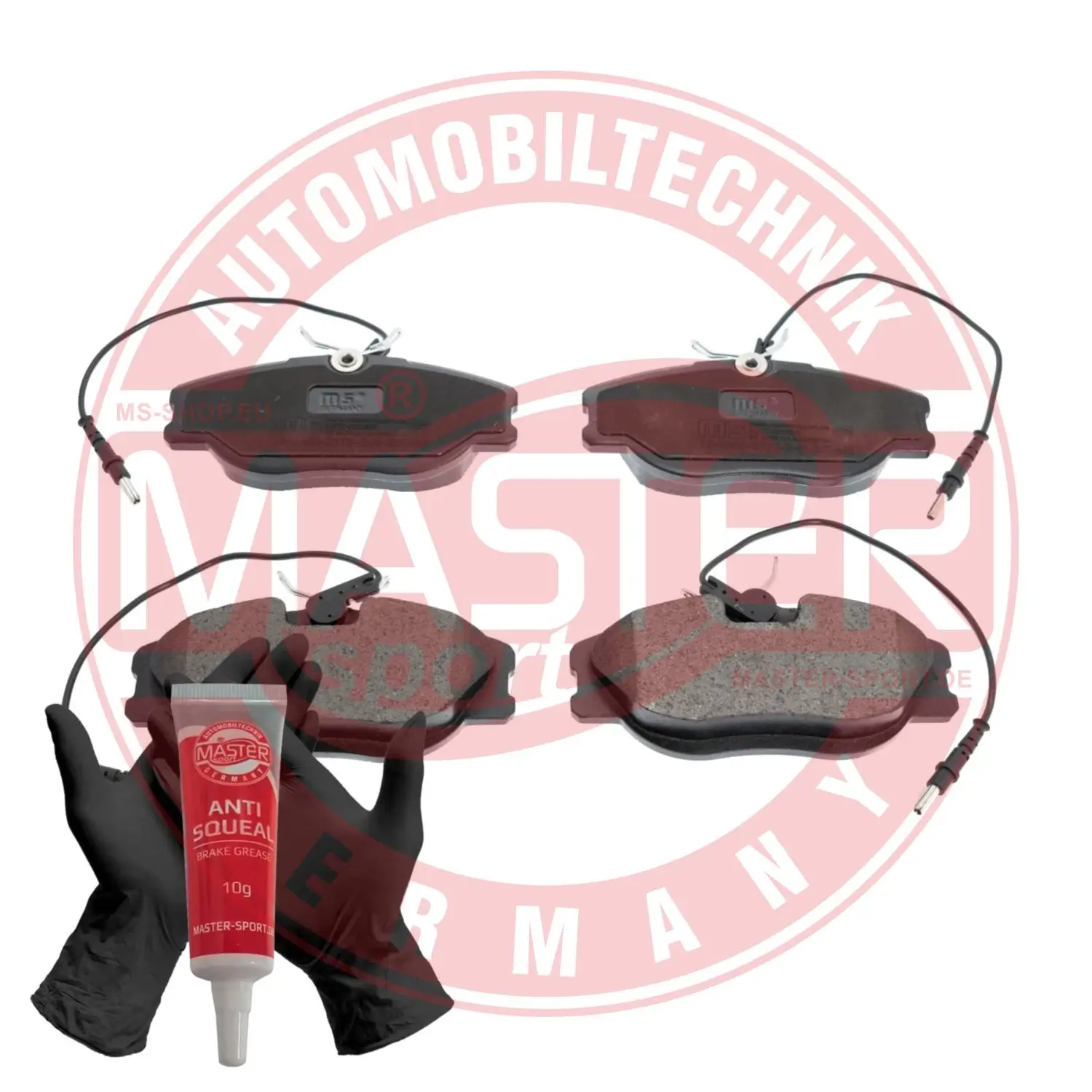 Bremsbelagsatz, Scheibenbremse Vorderachse MASTER-SPORT GERMANY 13046029782N-SET-MS