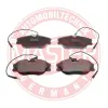 Bremsbelagsatz, Scheibenbremse Vorderachse MASTER-SPORT GERMANY 13046029782N-SET-MS